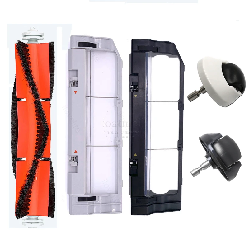 For XIAOMI MI Roborock S5 Max S6 MaxV S50 S51 Xiomi Robot Vacuum Cleaner Xaomi Main Brush Roller Cover Wheel Accessories Parts