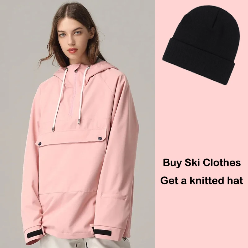 Куртка для сноубординга Водонепроницаемая Женская ветрозащитная Мужская лыжная