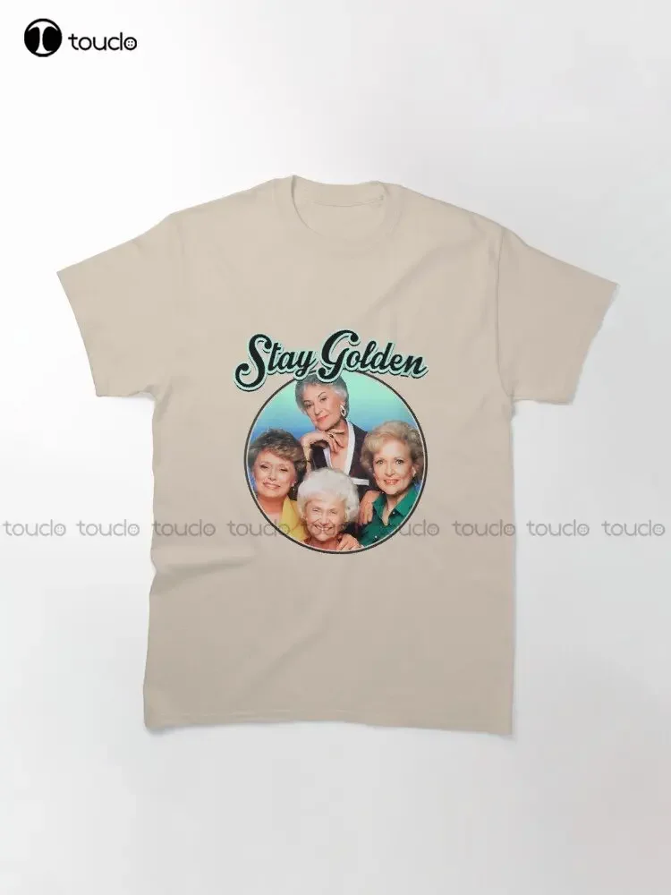 The Golden Girls Four Mature Women Tv Show 80S 90S Fans Gifts Classic T-Shirt Button Up Shirt Women Xs-5Xl Custom Gift Unisex