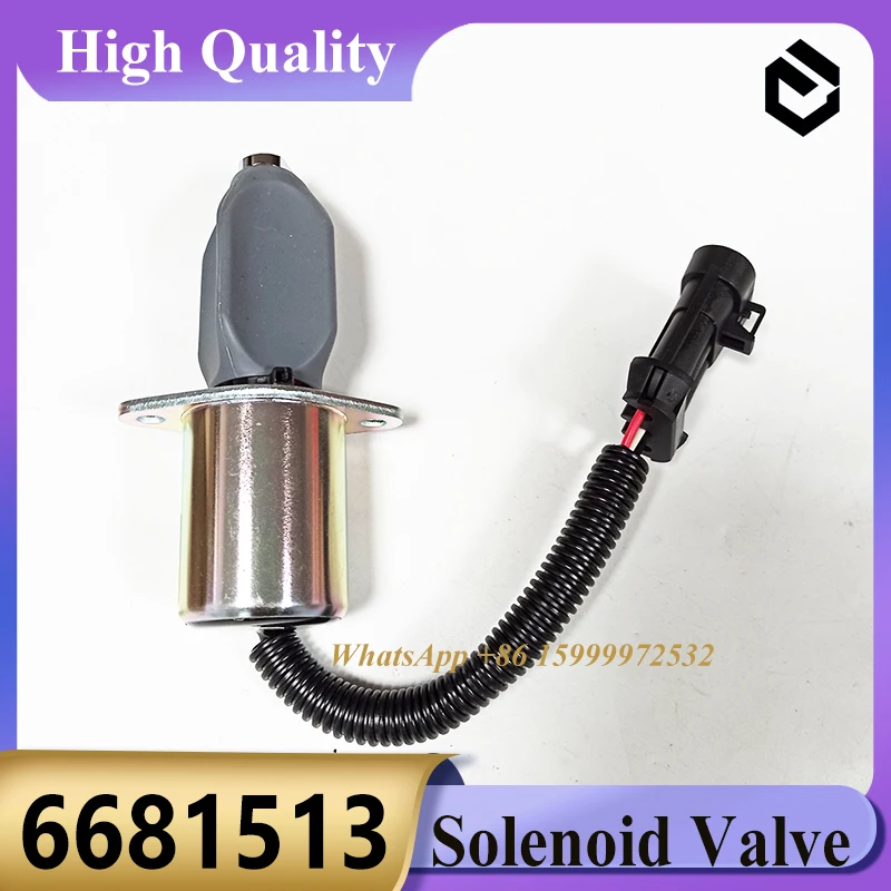 6681513 Электромагнитный клапан отключения подачи топлива для Kubota Bobcat Skid Steer S150 S160 S175