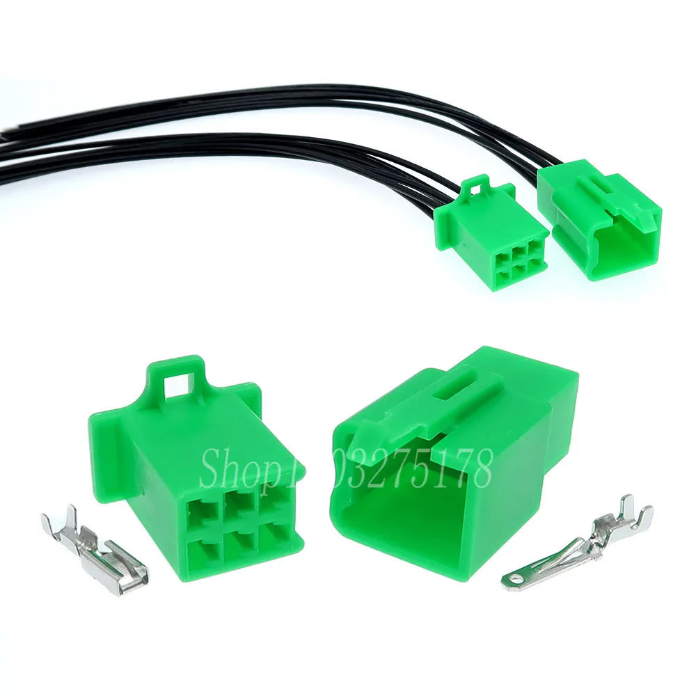 

1 Set 6 Pin 6030-6991 MTW Series Male Female Automotive Motorcycle Socket Connector Car Unsealed Plug