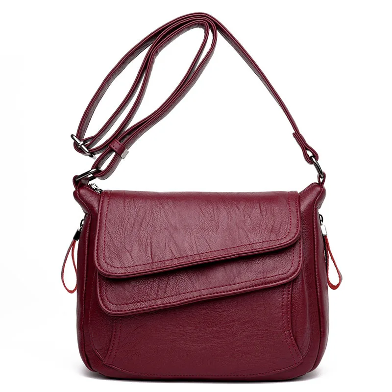 

Best-selling female bag 2022 Korean version of new ladies shoulder bag soft leather messenger bag European and American small