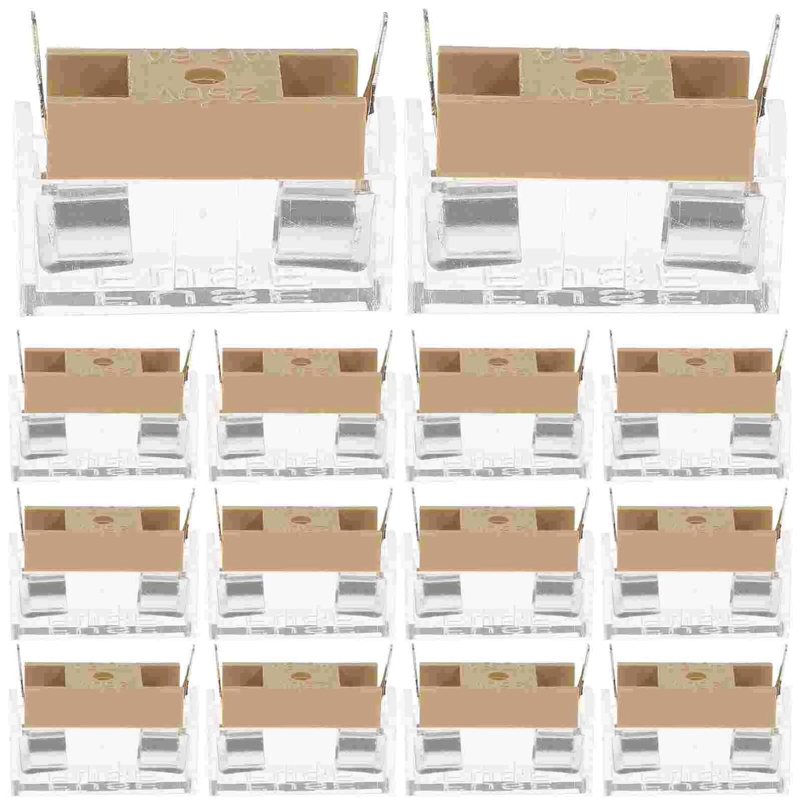 

20 Pcs Pcb Fuse Holder Panels Marine Fuse Holder Panel Mount Mini Fuel Parts Copper Fuel Socket Fuse Holders Panel Mount