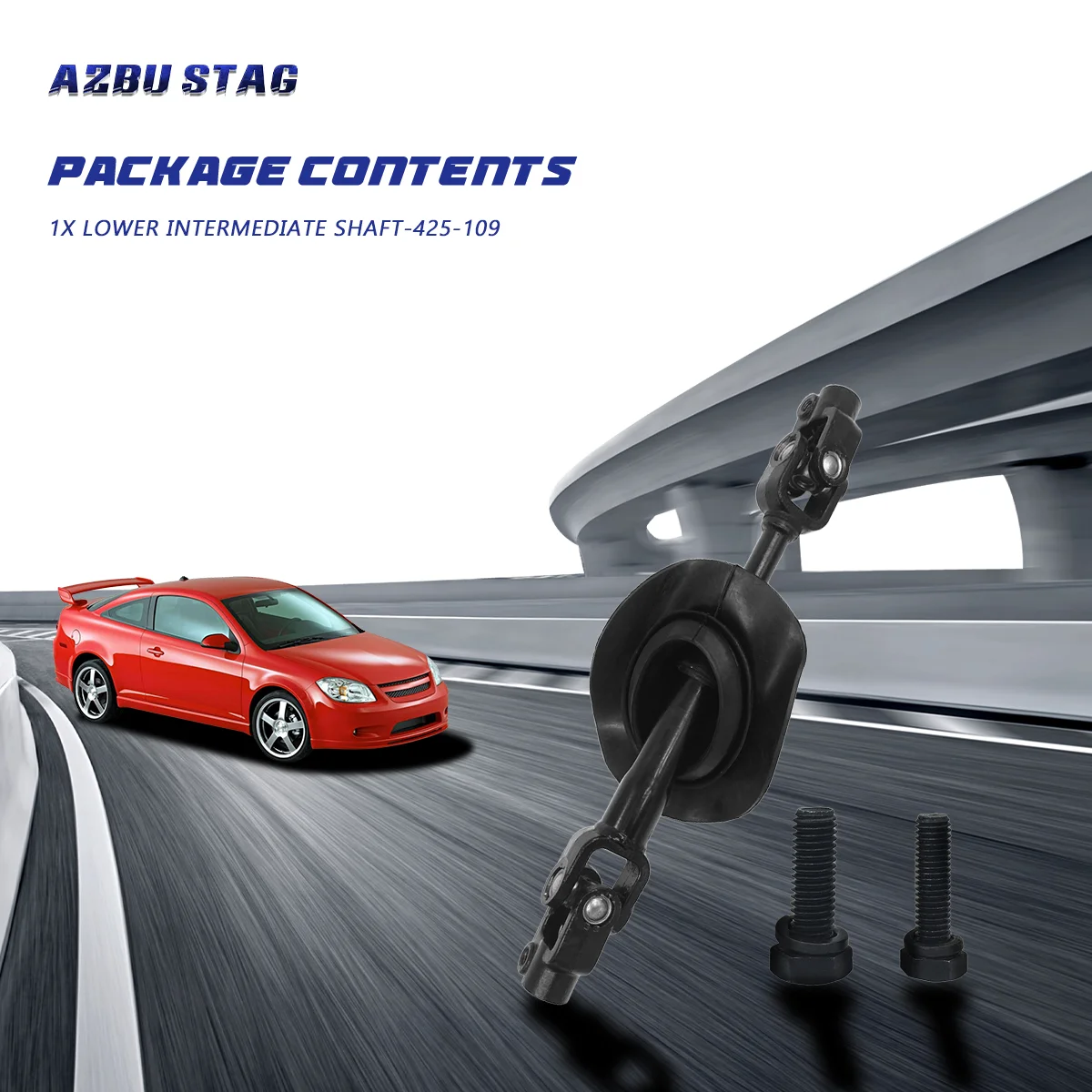 Нижний промежуточный вал рулевого управления azbudeer Для Chevrolet Cobalt Pontiac G5