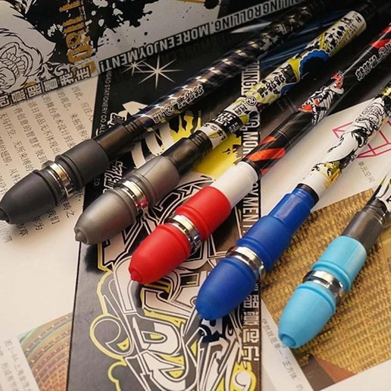 

Шариковая ручка с синими чернилами, нескользящая, вращающаяся