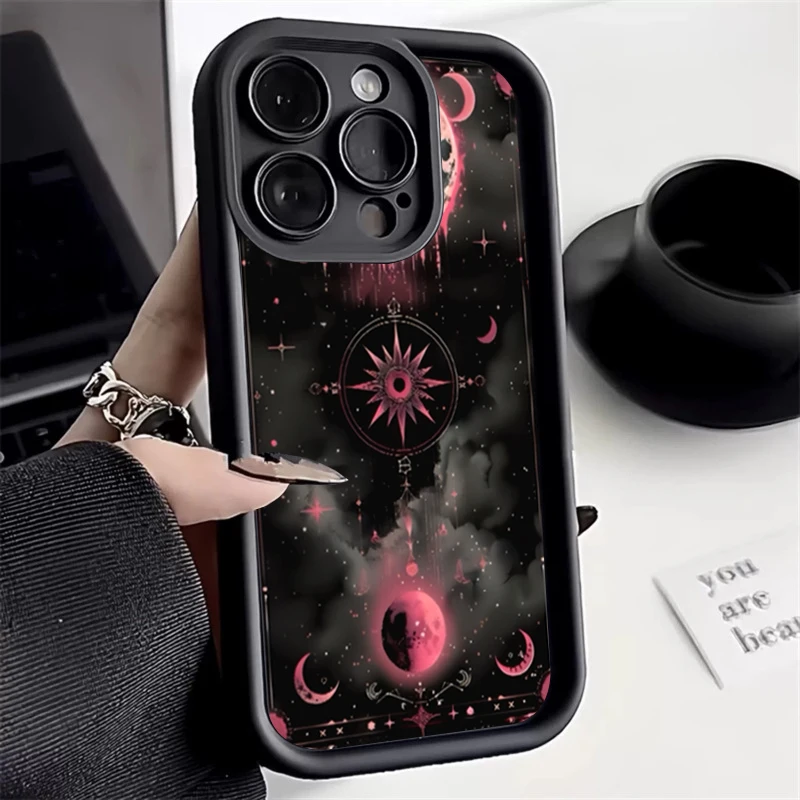 Фото Мягкий чехол для телефона Mysterious Magic Star Moon Pattern для Xiaomi Redmi Note 14 13 12 11 Pro Plus 4G 5G 12S 11S Redmi 13C 14C Cover №2