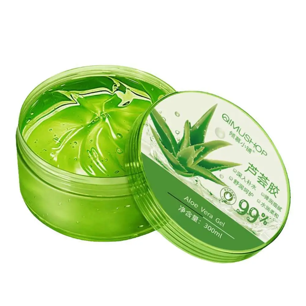 

New Aloe Vera Gel 99% Natural Face Cream Sun Repair Hydrating Whitening Cream Remove Acne Soothing Gel Skin Care for Women X8R3