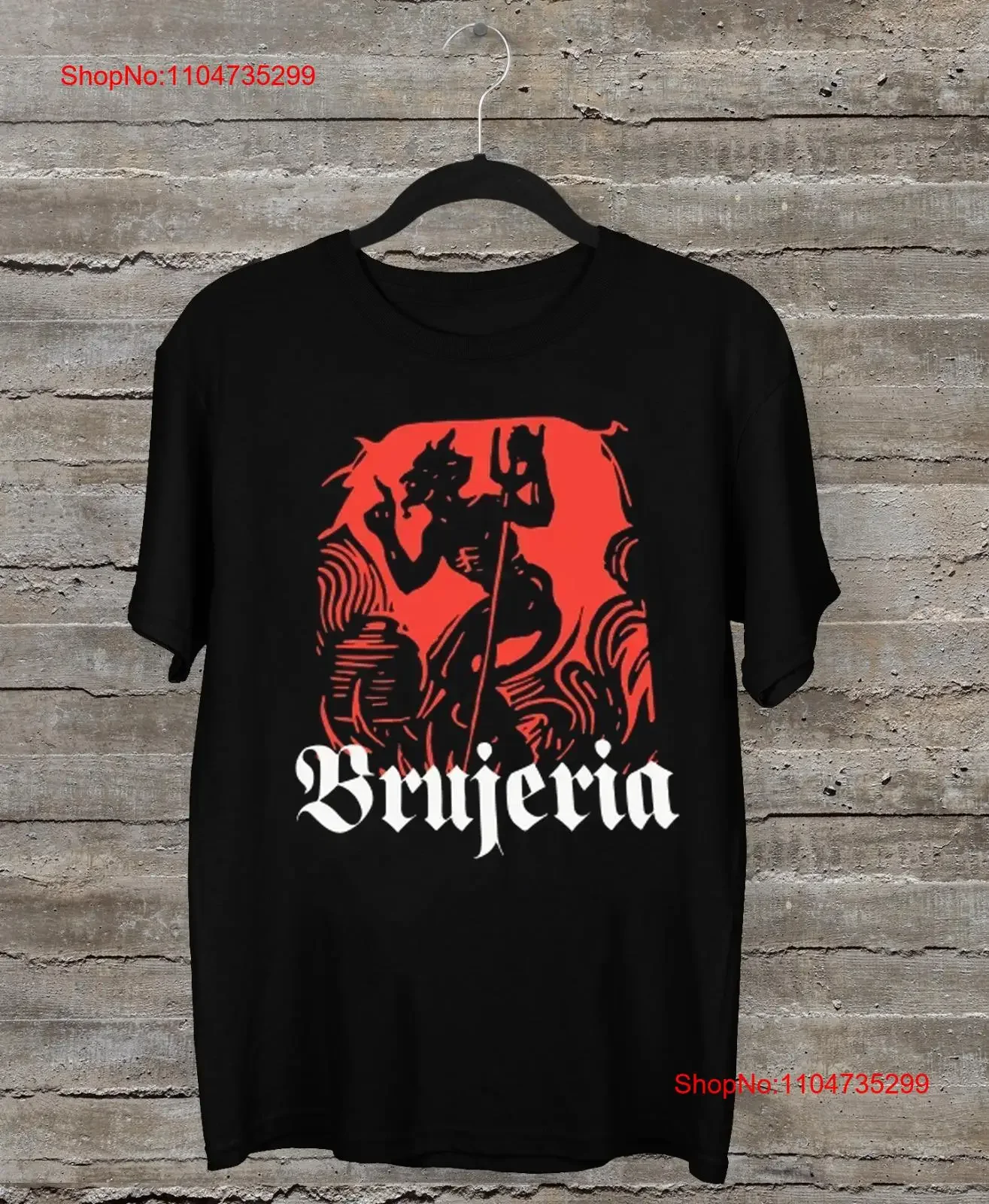 Фото НОВАЯ черная футболка Brujeria Band всех размеров AM45, винтажная стираная дышащая мягкая повседневная дизайнерская одежда, модная слегка №1