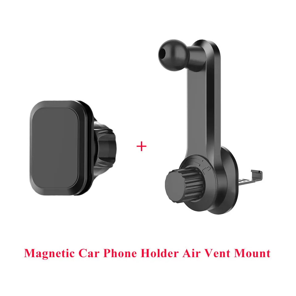 

Car Holder Magnetic Air Vent Clip for Mobile Phone in Car Mount Stand 360 Universal Bracket Magnet Support 17mm Ball Head Holder