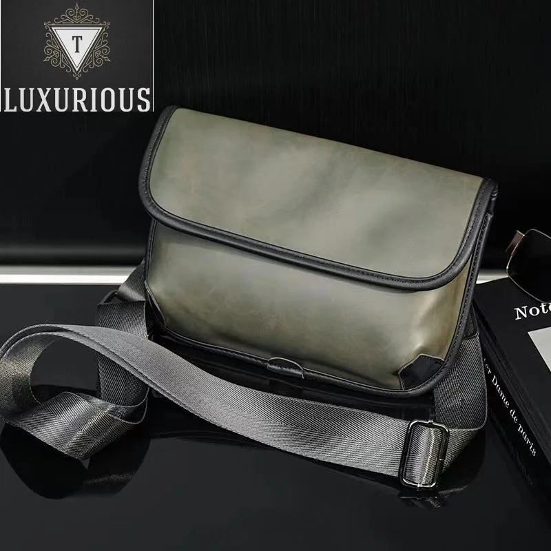 

11 Colors Men Women Crossbody Small Messenger Fashion Shoulder Couple Chest Bags Luxury Leather Unisex Handbags