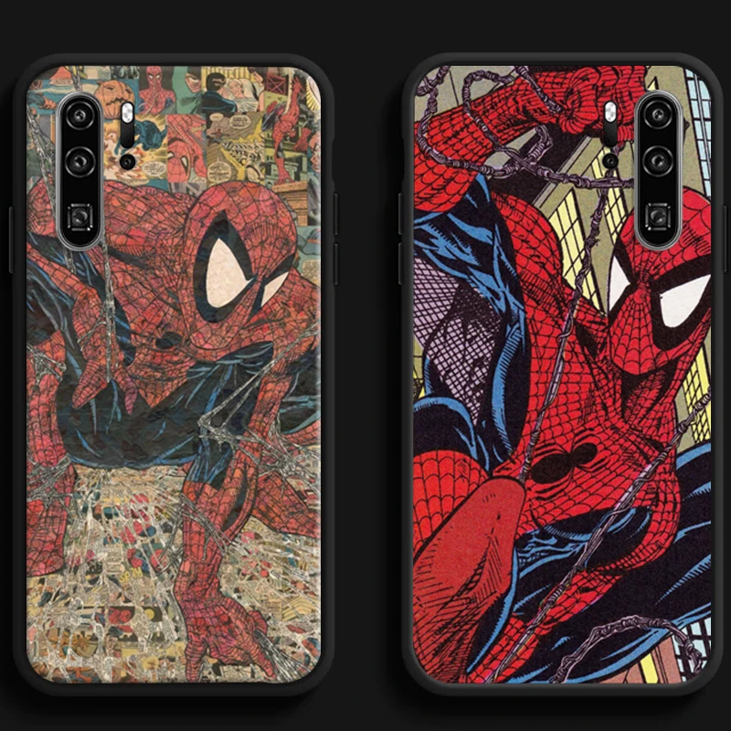 

Marvel Spiderman Phone Cases For Huawei Honor Y6 Y7 2019 Y9 2018 Y9 Prime 2019 Y9 2019 Y9A Back Cover Funda Coque Carcasa