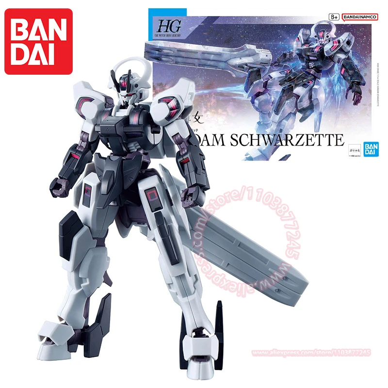 Мобильный костюм BANDAI Gundam: The Witch From Mercury HG 1/144 GUNDAM SCHWARZETTE коллекция экшн-фигурок