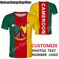 cameroon men t shirt free custom name number nation flag t shirt nation flag cameroun french print photo logo clothes