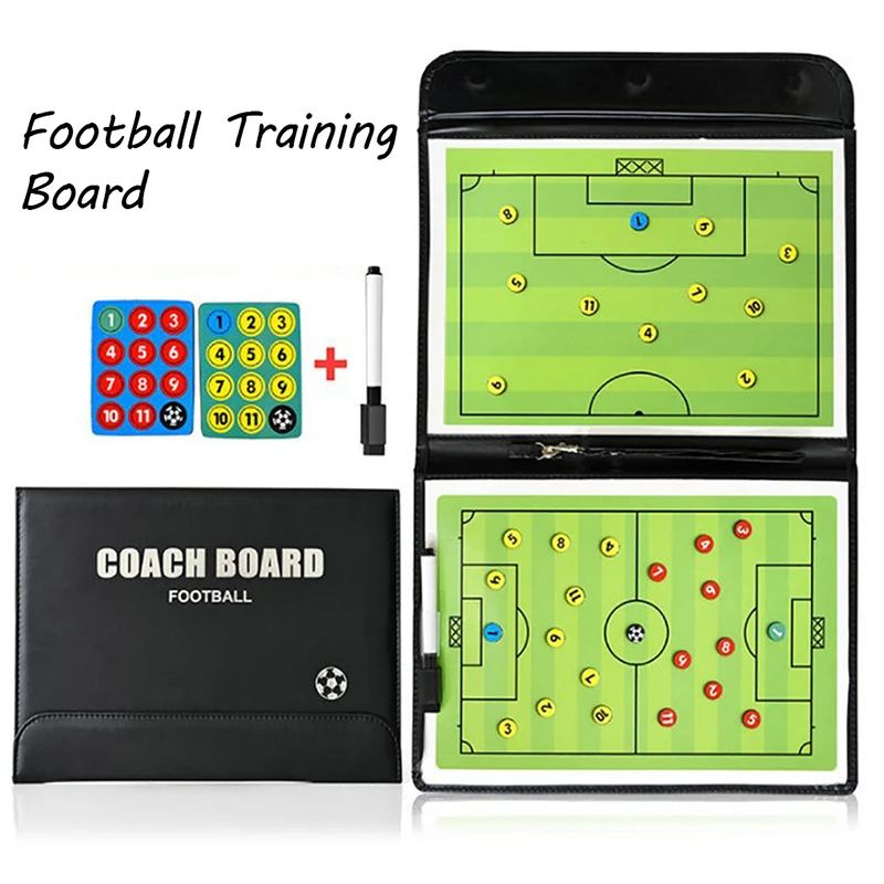

Foldable Magnetic Football Training Board Soccer Coaching Clipboard for Match Train Football Tactic Folder Soccer Accessories