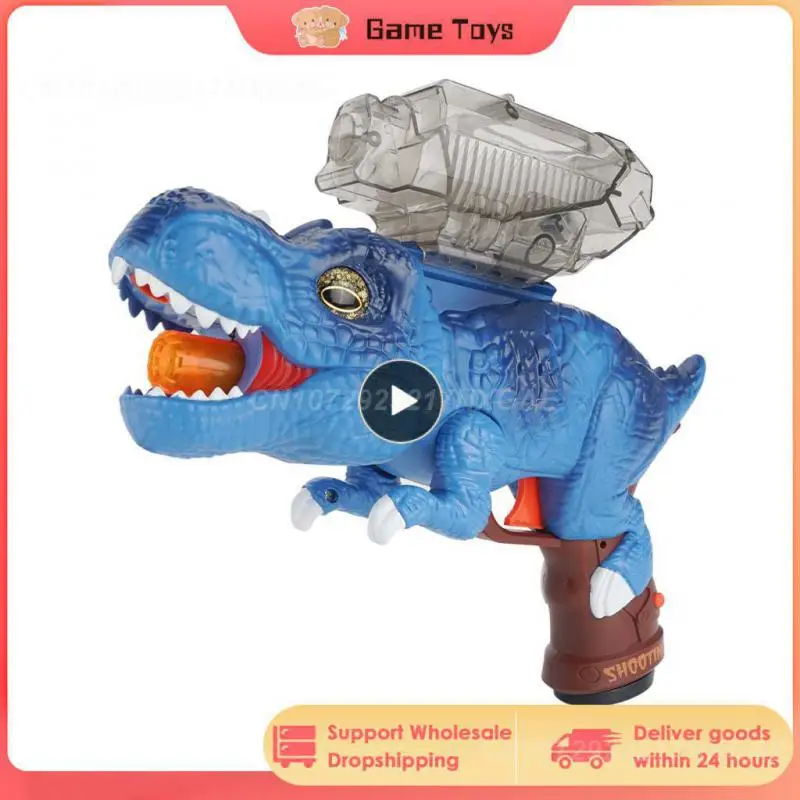 

Toy Gun Plastic Puzzle Tyrannosaurus Rex Multicolour Spraying Function Electric Spray Dinosaur Gun Educational Toys Triceratops