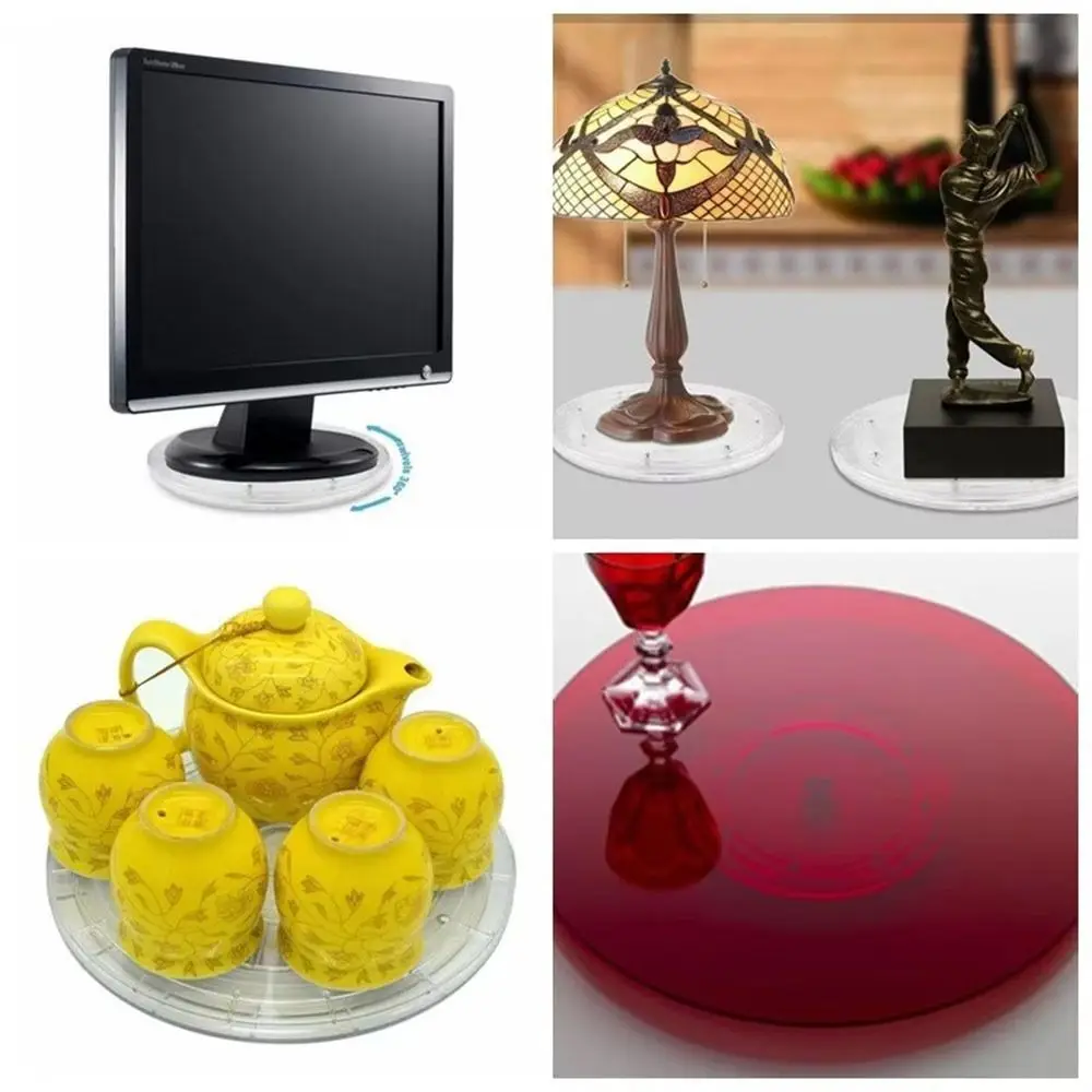 Декор для ювелирных изделий Lazy Susan акриловый проигрыватель вращающийся на 360°