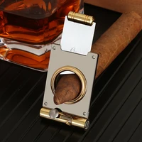 galiner professional cigar cutter with hole puncher tobacco cutting metal knife cigar clipper scissors luxury