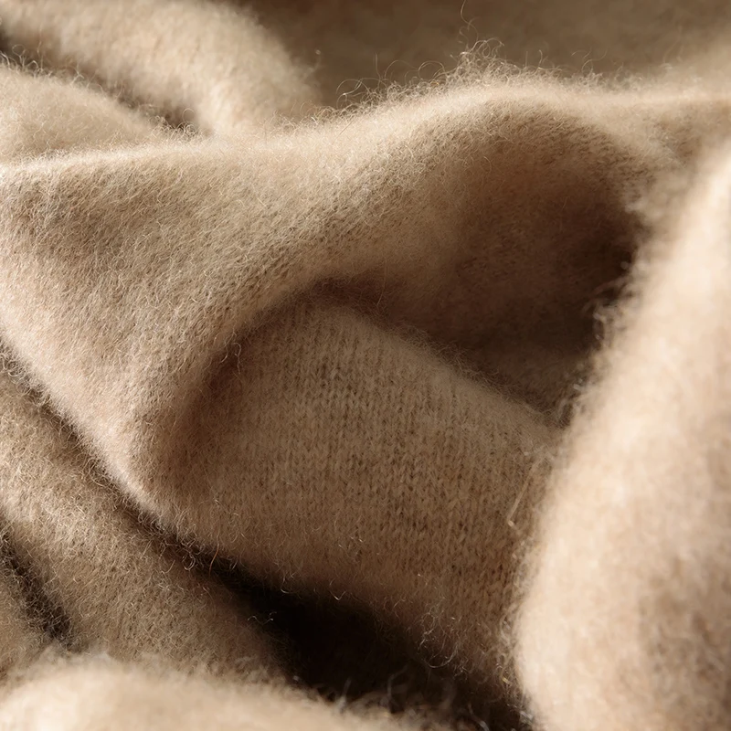 Осенне-зимний новый свитер из 100% чистой мериносовой шерсти мужской вязаный