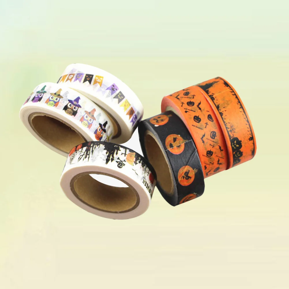 

Tapewashi Decorative Masking Pumpkin Wrapping Craft Gift Diy Holiday Orange Paper Adhesive Dispensermakings Brithday Wedding