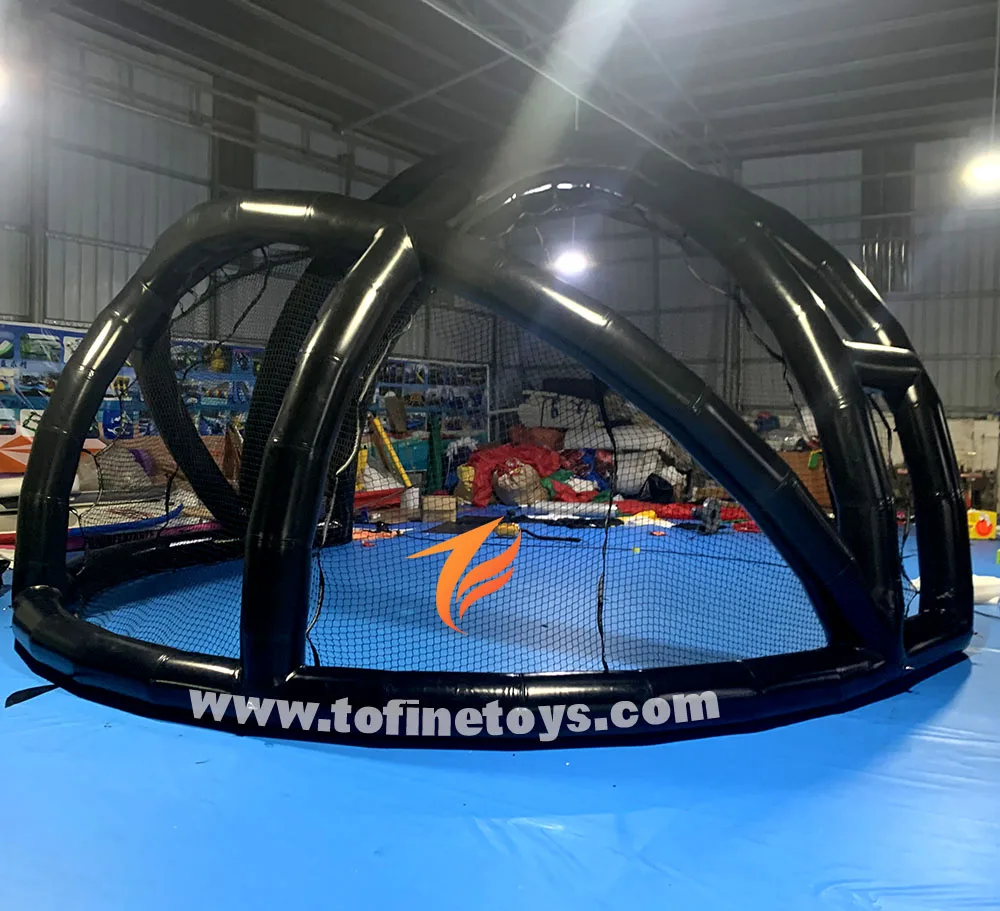 Airtight Inflatable Baseball Batting Hitting Cage Turtle Backstop Bearing