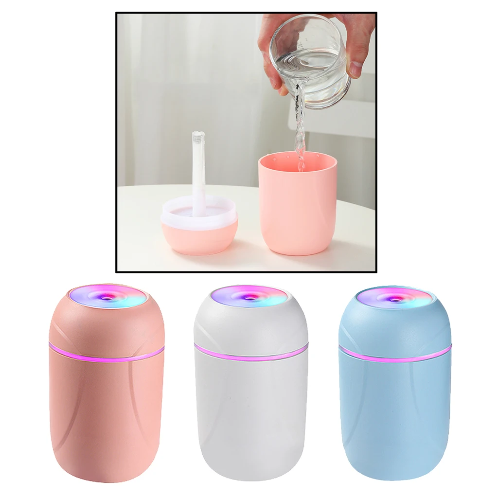 

Oil Disffuser Car Air Humidifier USB Portable Aromatherapy Diffusers Colorful Night Lights 260 ML