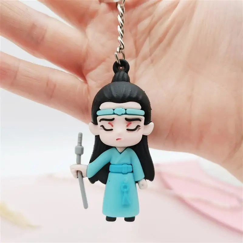 Силиконовый брелок для ключей аниме МО дао ЗУ Ши мультяшный 3d-фигурка с мечом
