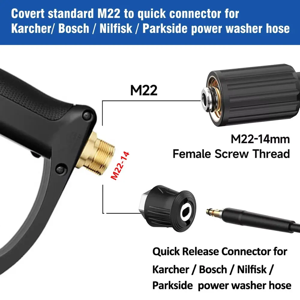 Набор пенопластовых пистолетов ROUE с пятицветным пластиковым крючком для мойки