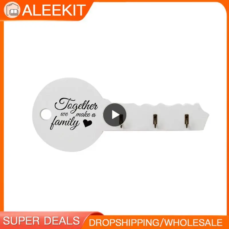 

Вешалка в форме ключа, декоративный держатель для ключей в стиле ретро, настенный Домашний Органайзер