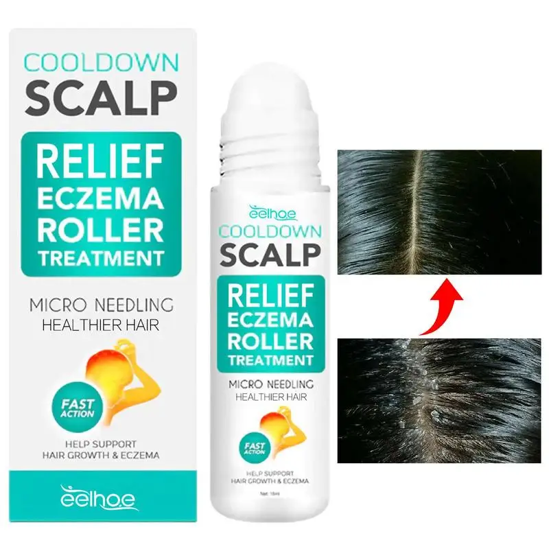 

Roll On Hair Growth 18ml Hair Oil Roller With Growth Essence And Massager Essence For Scalp Care Natural Formula For Women Men