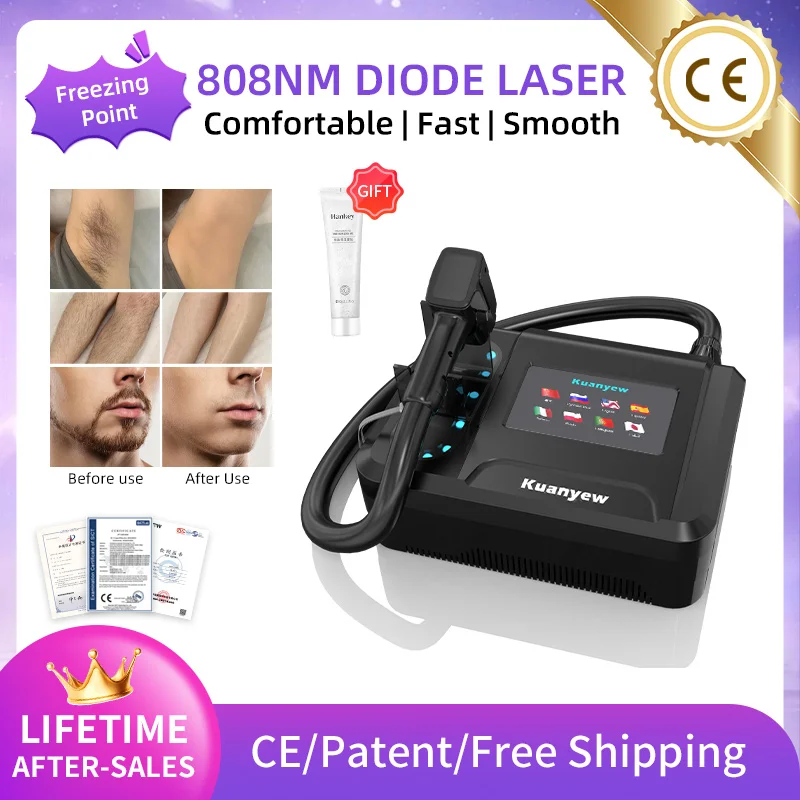 Безболезненный Эпилятор по заводской цене 808 нм диодный лазер технология