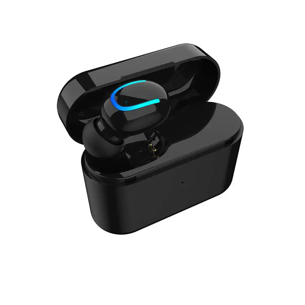 

HBQ-Q26 Wireless Bluetooth 4 2 EDR Mini Single Ear Earphone Earbuds 500mAh Charging Box Headset