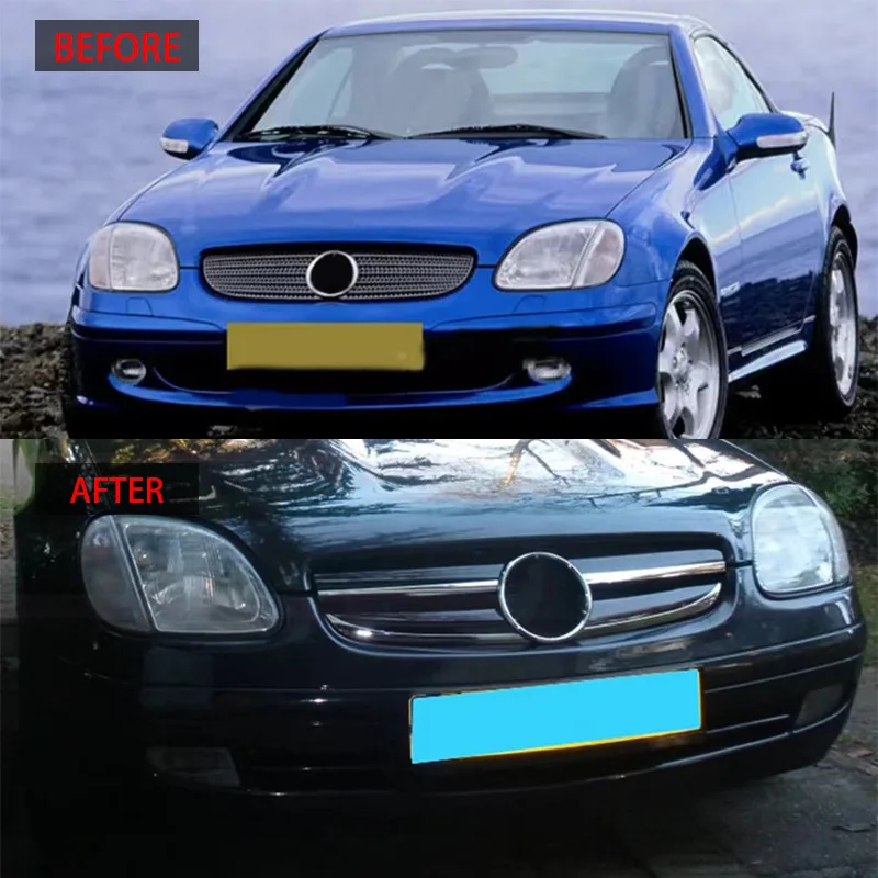 Фото Решетка переднего бампера подходит для Mercedes Benz SLK-Class R170 SLK320 SLK230 SLK200 1998-2004 гг. №2