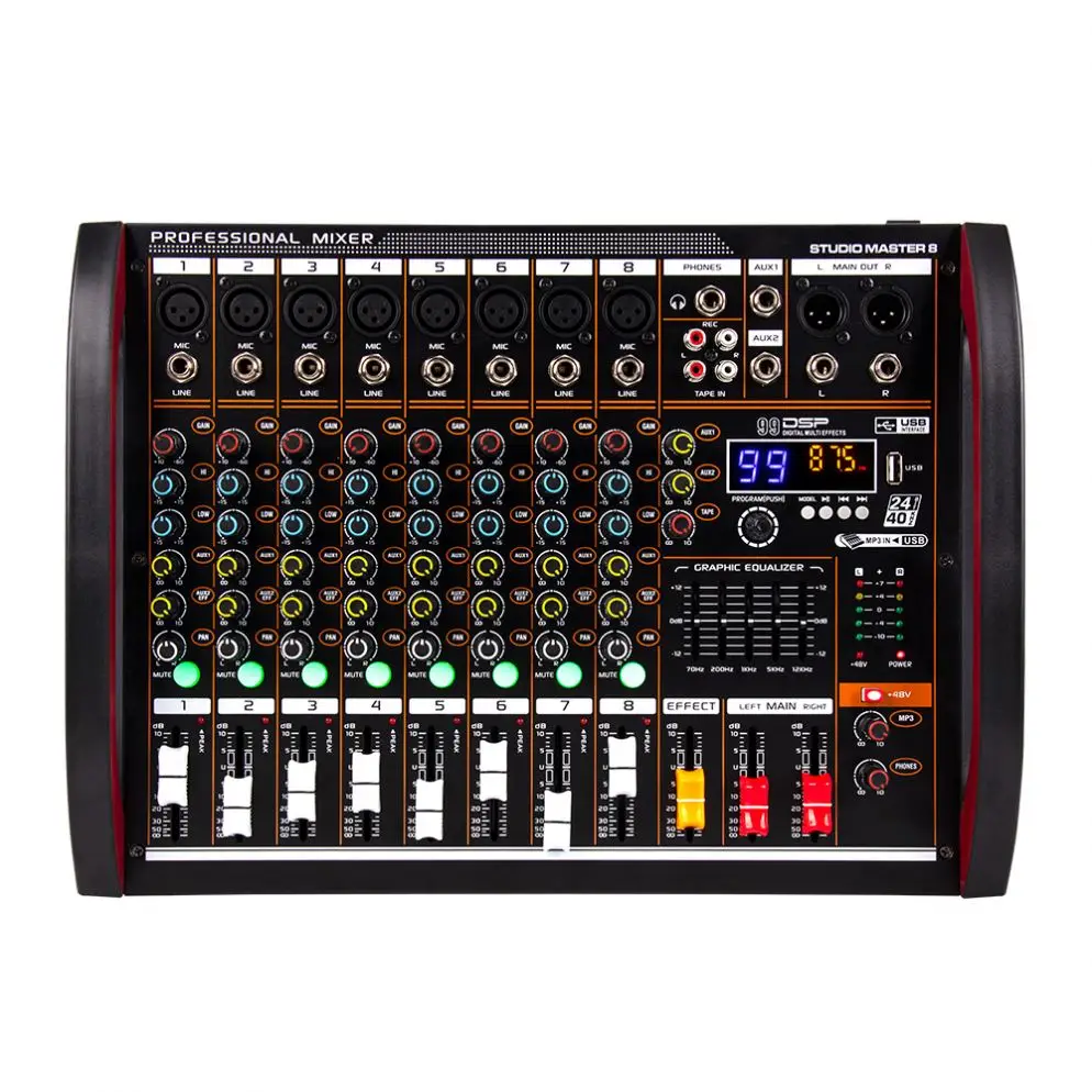 Hot Allen & Heath Mixer Four way Open Indoor Party dj controller numark pro 3 cases For Stage Lighting images - 6