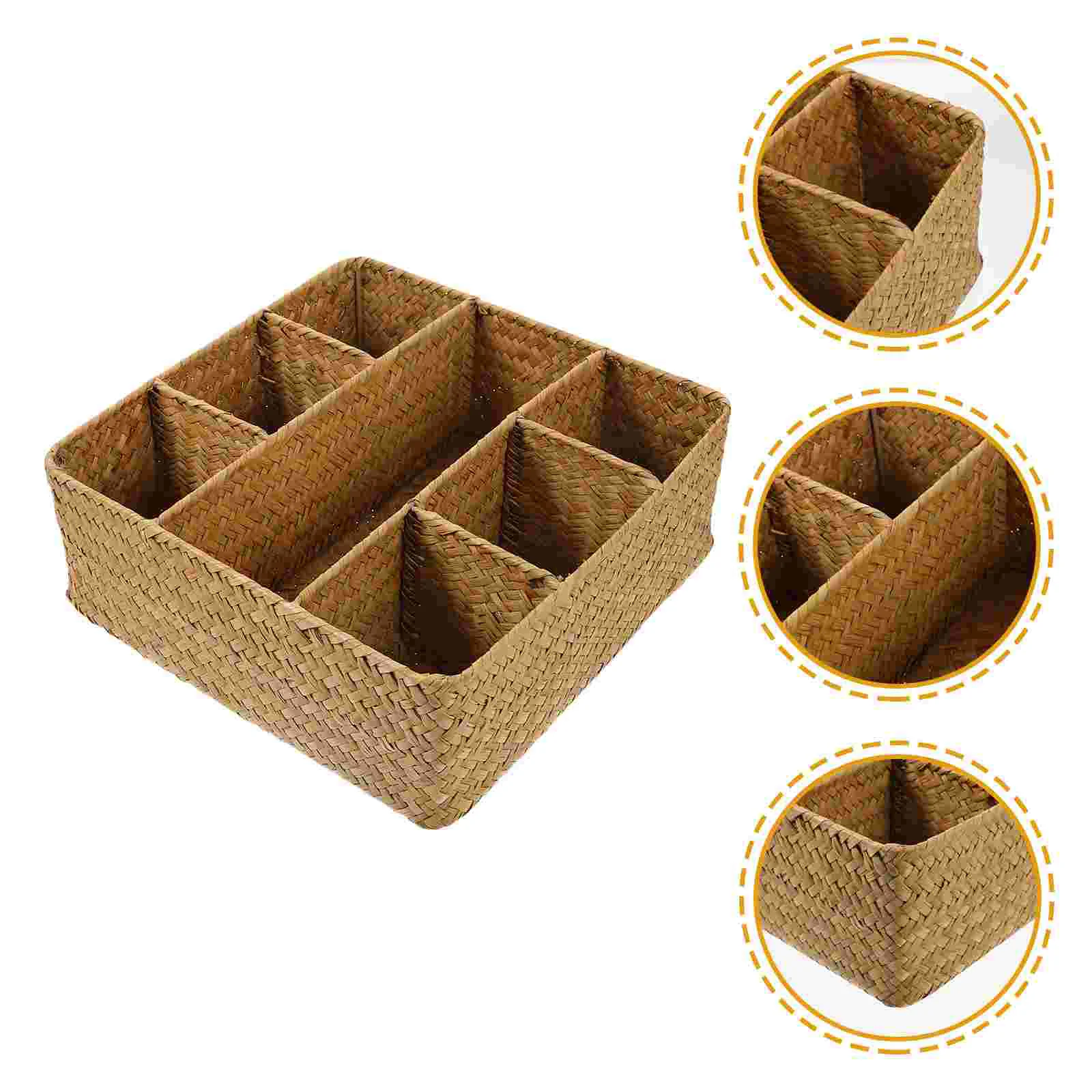 

Woven Organizer Home Decor Multi-use Basket Decorative Storage Box Baskets For Organizing