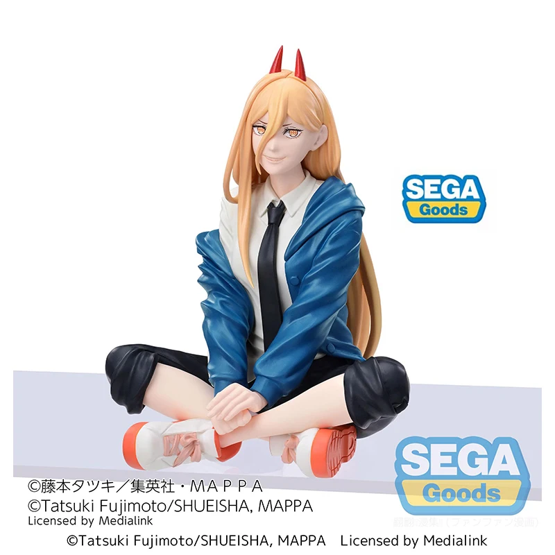 

SEGA оригинальный бензопила человек Мощность 9 см аниме модель орнамент Коллекционная Фигурка детская игрушка Рождественский подарок на день рождения