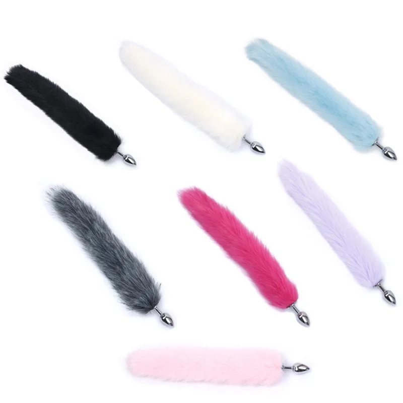 Shopkeeper Yun имитация лисьего хвоста искусственный хвост мех металлическая Анальная