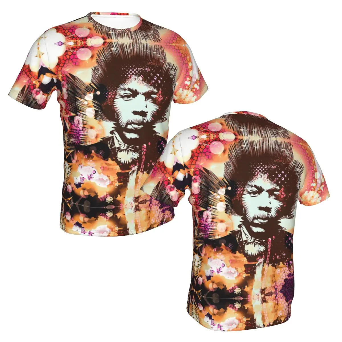 Jimi And Hendrix футболка с принтом подушки симпатичная Мужская принт R249 футболки для