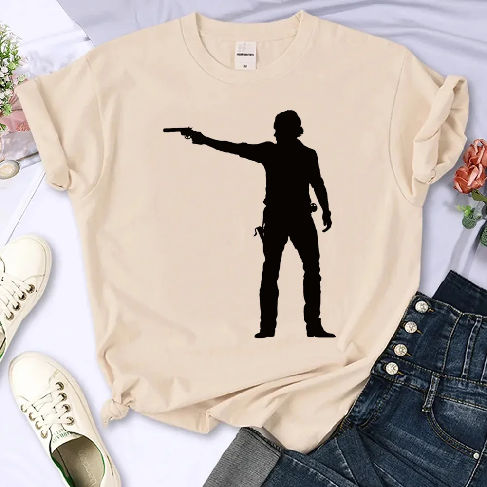 

the Walking Dead Tee women harajuku Japanese comic Tee girl comic Japanese designer clothing