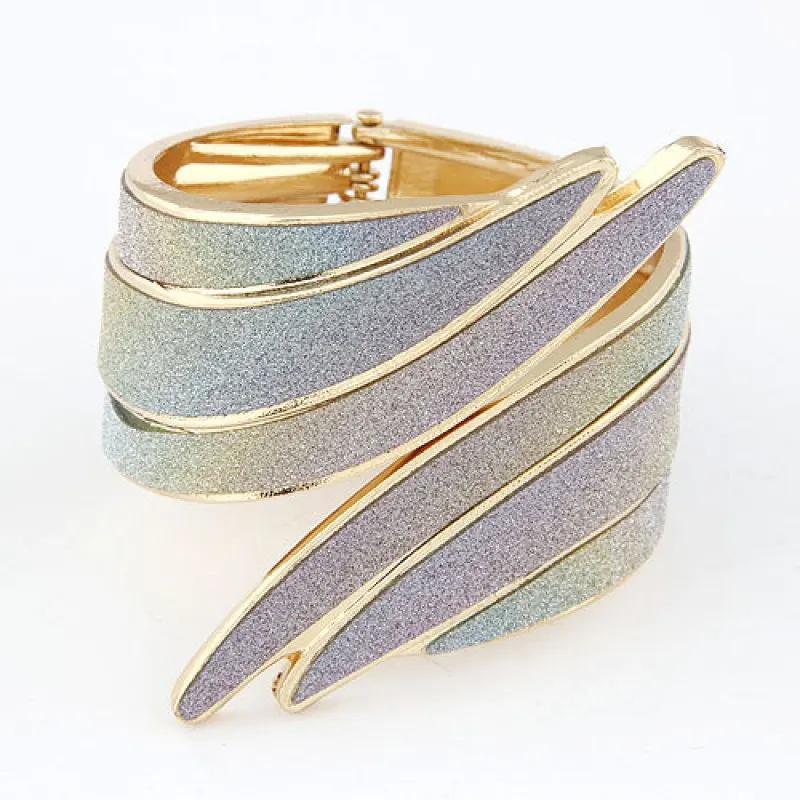 

National Style Punk Metal Exaggerated Angel Wings Temperament Open Bracelet Bracelet Hand Ornament Female