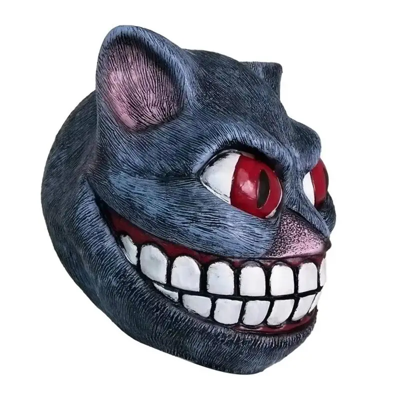 

Головной убор с изображением Чеширского кота и улыбки животного принадлежности для вечерние на Хэллоуин аксессуары для вечеринки с изображением кошки и животного