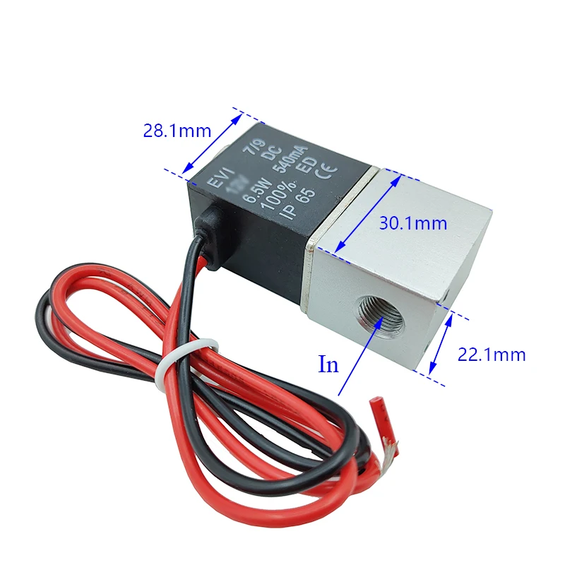 Электромагнитный клапан для компрессора 12 В 24 переменного тока 110 220 1/4 дюйма 1/8
