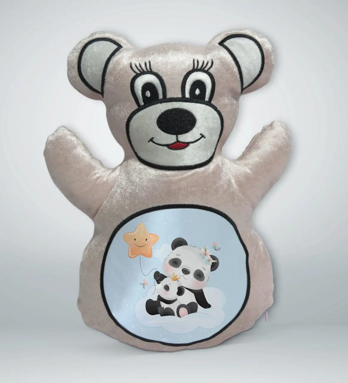 

BK подарок, милый дизайн панды, кремовый Мишка Тедди yastekk-4