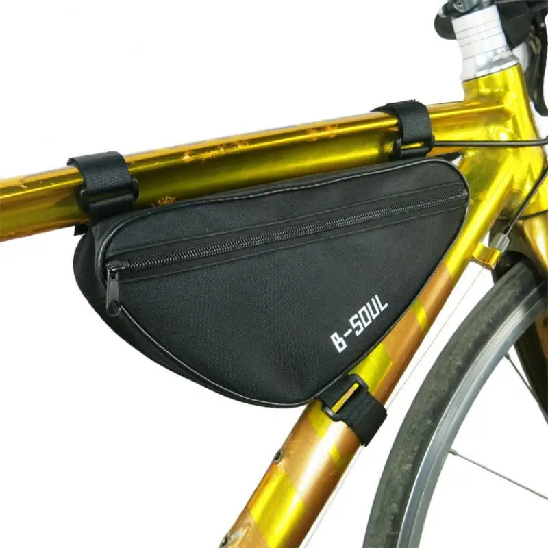 

Bike Accessories Bicycle Bag MTB Front Tube Frame Bag Waterproof Cycling Mountain Bike Tool Pouch Phone Holder Bike Triangle Bag