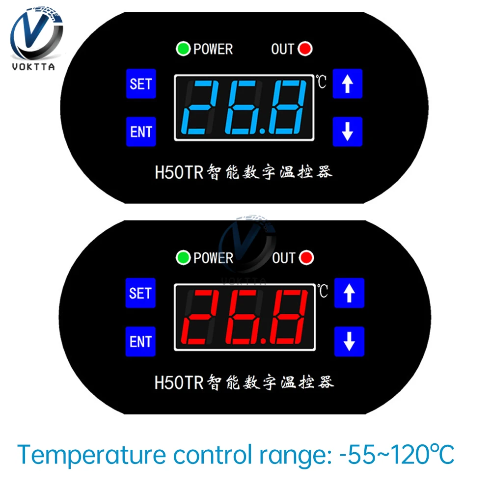 Цифровой регулятор температуры реле с датчиком 12 В 24 постоянного тока