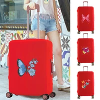 luggage case scratch resistant trolley suitcase protective cover apply to 18 28 inch butterfly print travel accessory covers