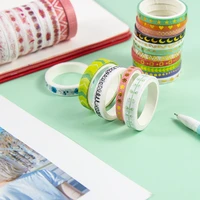 vintage multi color washi tape scrapbooking material decorative adhesive tapes paper japanese stationery sticker craft supplies