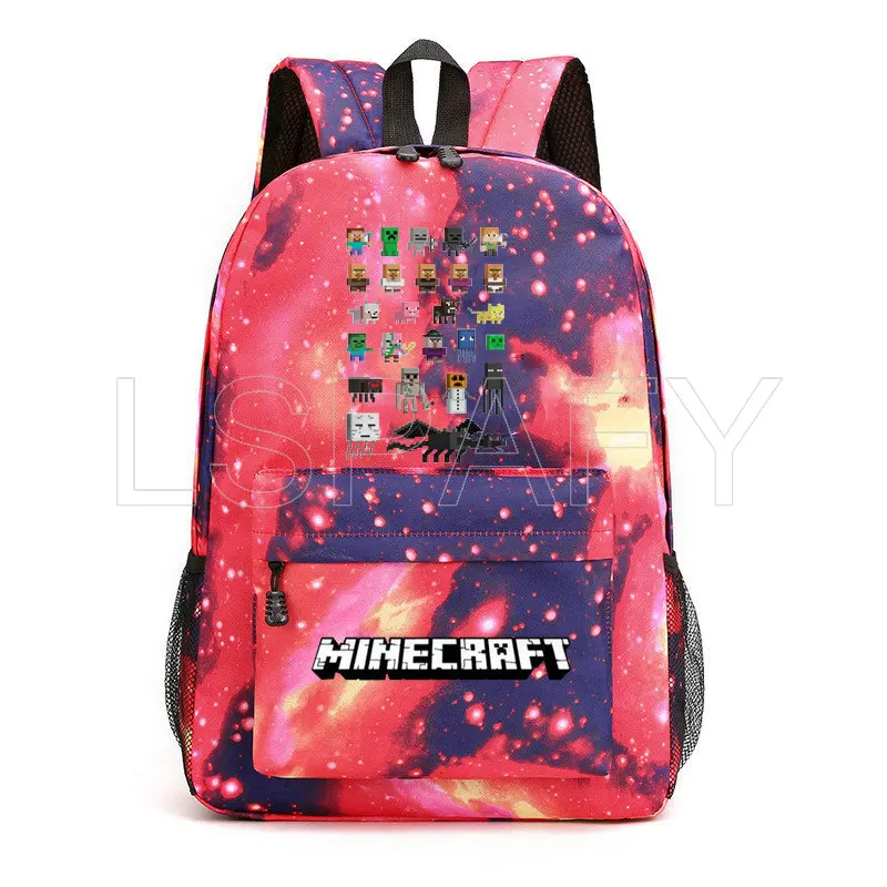 Рюкзак с тиле MINECRAFT Простой Школьный рюкзак для девочек-подростков мальчиков