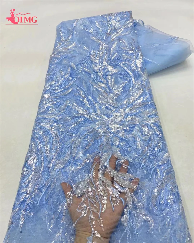 OIMG Роскошная красная 2024 Высококачественная французская Тюлевая сетчатая