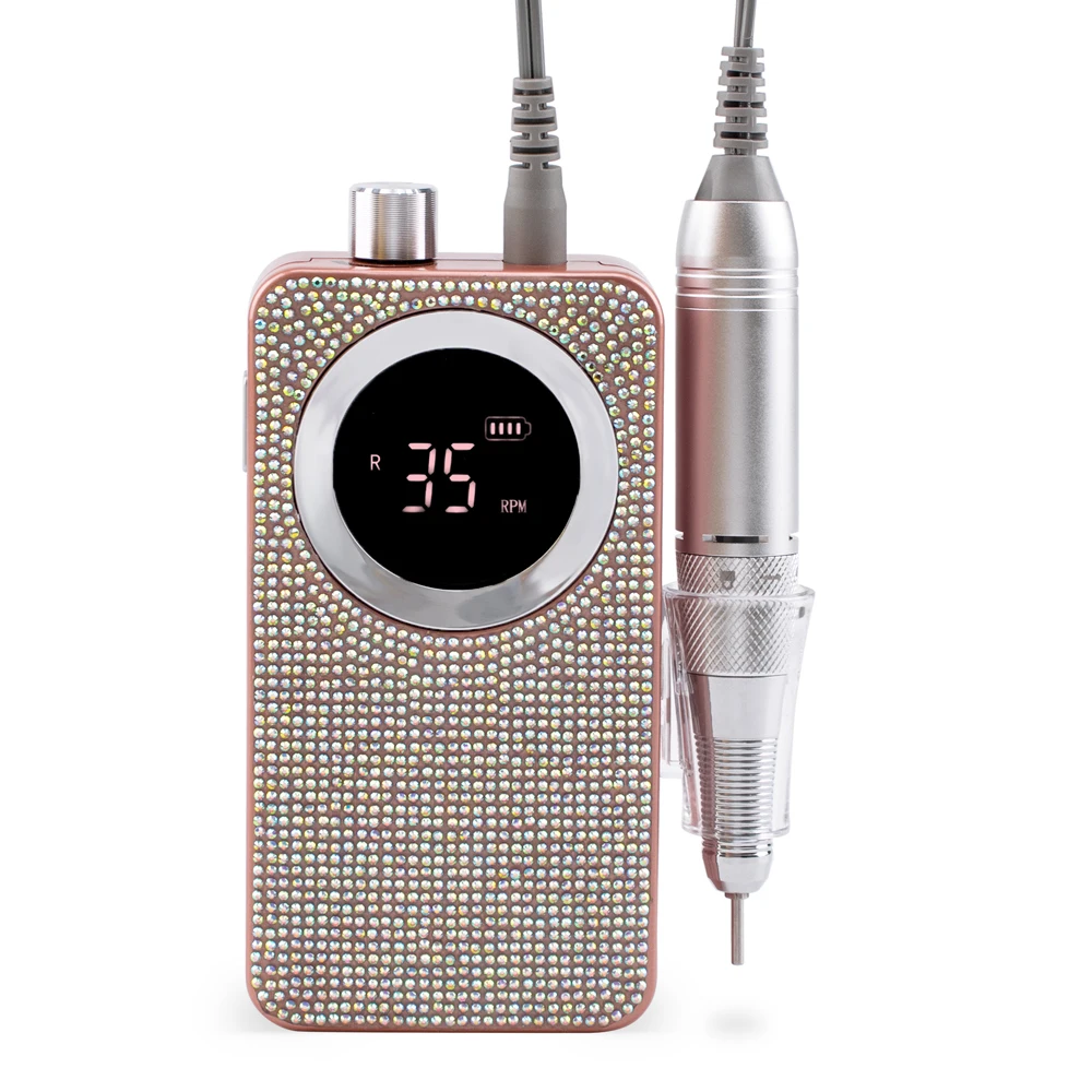 

Missbloom Nail Drill Brushless Portable Machine 2022 35000Rpm With Diamond Best Drill Nail With Stand