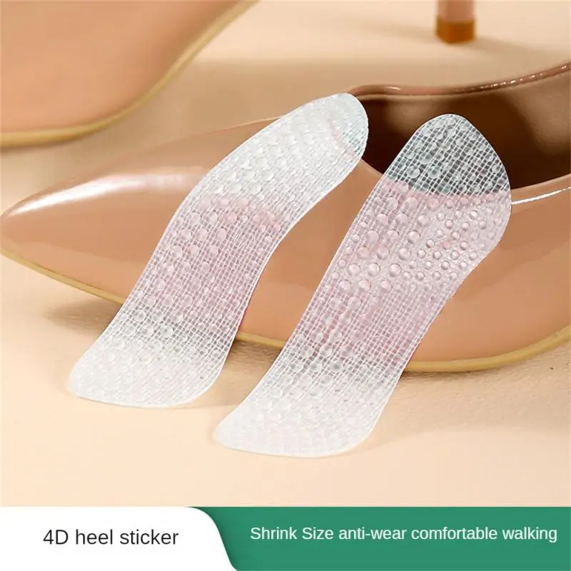 

3Pairs Women's Heel Anti-drop High Heel Size Changing Shoe Sticker Silicone Anti-wear Foot Artifact Eel Protective Sticker